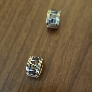 Monet Gold Magnetic Clip Earrings